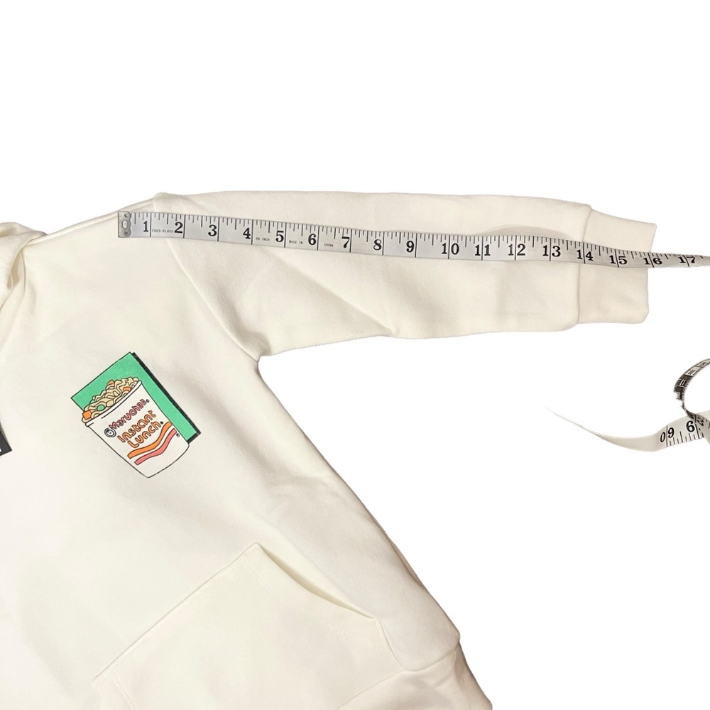 Art Class NWT XS(4/5) Boy' Maruchan Ramen Noodle Graphic Hoodie cream - Picture 10 of 16